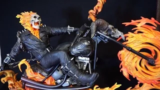 XM Studios Ghost Rider - 1/4 scale Marvel Comic Statue - Step by Step Assembly - Adult Collector