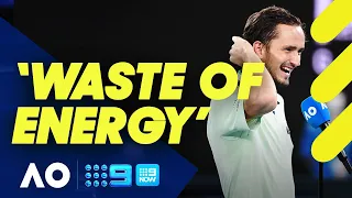 Daniil Medvedev regretful over mid-match BRAIN EXPLOSION at umpire | Australian Open 2022