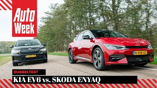 Kia EV6 vs. Skoda Enyaq - AutoWeek Dubbeltest