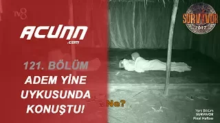 Adem yine uykusunda konuştu! | Bölüm 121 | Survivor 2017