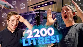 MON AQUARIUM DE 2200 L CASSE PENDANT SON INSTALLATION 🥶! - TOOPET