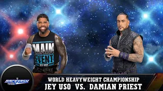 Jey Uso vs. Damian Priest | Backlash Preview | WWE 2K24
