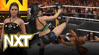 WWE 2K24 NXT STEPHANIE MCMAHON ANNOUNCEMENT + VALKYRIA VS JACKSON - BACKLASH FRANCE QUALIFYING MATCH