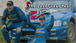 Last great year - 2003 World Rally Championship