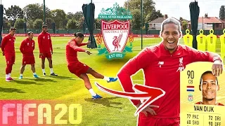 LIVERPOOL FC FREE KICK CHALLENGE! ⚽💥 FT. VAN DIJK, ALEXANDER-ARNOLD & FIRMINO | FIFA 20 RATINGS!