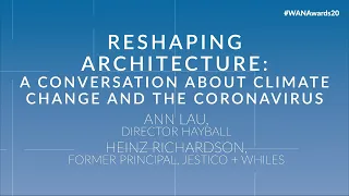 Reshaping Architecture: A conversation about climate change and the coronavirus