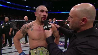 UFC 213: Robert Whittaker & Michael Bisping Exchange Words In The Octagon