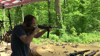 WWII Suomi KP/31 Firing Full Auto