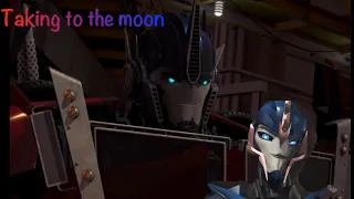 TFP: Optimus and Arcee (taking to the moon)
