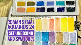 Roman Szmal Aquarius 24 set Unboxing and Swatches