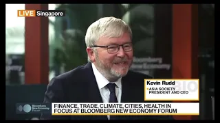 Kevin Rudd talks China, Taiwan, Australia and AUKUS at the 2021 Bloomberg New Economy Forum