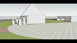 Modern Church Site Development Sketchup Speedbuild | Buildsource