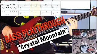 CRYSTAL MOUNTAIN BY DEATH ON BASS STD TUNING (tab/sheet included)