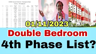 Telangana 4th phase double bedroom eligibility list 2023- Telangana Double Bedroom latest news GHMC