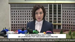 TOATE MAGAZINELE DUTY FREE DE LA INTRAREA ÎN R. MOLDOVA VOR FI ÎNCHISE