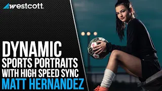 Dynamic Sports Portraits Using High Speed Sync on the FJ400 Strobe