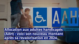 Allocation aux adultes handicapés (AAH) : voici son nouveau montant après sa revalorisation en 2024