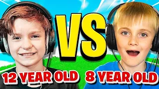 12 YEAR OLD vs. 8 YEAR OLD (Fortnite 1v1)