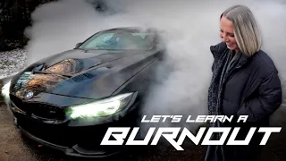 SD // SIE MACHT IHREN ERSTEN BURNOUT - BMW M4 COMPETITION // TUTORIAL - REACT - BURNOUT