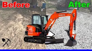 Building a Driveway with a Mini Excavator