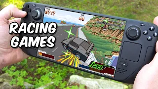 6 Awesome RACING GAMES On Steam Deck