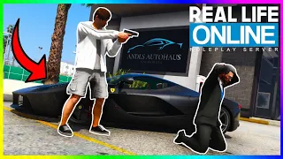 ICH KLAUE 8.000.000€ FERRARI | Real Life Online GTA 5