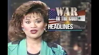 WCIX TV Action 6 News at 11pm Miami February 5, 1991