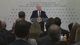 Trump Visits CIA On First Full Day