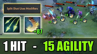 Essence Shift + Split Shot [1 Hit = 15 Agility] Biggest agility gain per minute