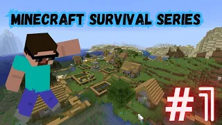 Minecraft Finally Find Village || Minecraft Survivor Series GAMEPLAY #1