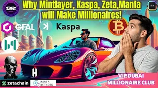🔥KEY PROJECTS THAT WILL MAKE YOU MONEY IN THIS BULL RUN - KASPA, MINTLAYER, MANTA & MORE!