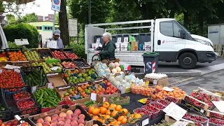 Fresh Market in Italy, Milan