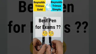 Trimax Gold 🪙 vs Trimax comparison ? Which is the best pen for exams 🧐 ? #trimaxgold #trimax #shorts