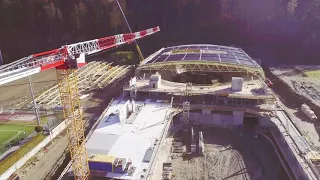 Building the new ice stadium in Bruneck - Progress AG