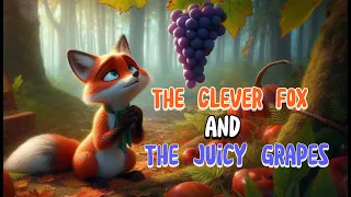 THE CLEVER FOX AND JUICY GRAPES | Animation stories | children stories | kids stories