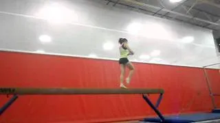 Sexy & I crotched it! Gymnastics Beam Fail