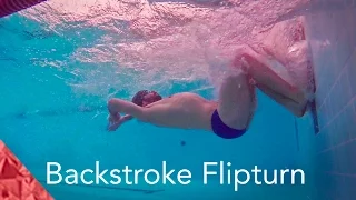 How to do a backstroke flipturn. Improve your swimming technique