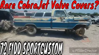 1972 Ford F100 Sport Custom Explorer Junkyard Find