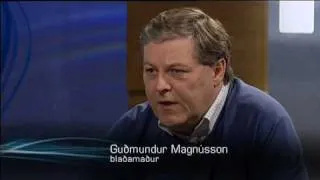Guðmundur Magnússon - Nýja Ísland (fyrri hluti) (Silfur Egils - 25. október 2008)