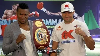 SERGEY KOVALEV VS ELEIDER ALVAREZ 2 - FULL PRESS CONFERENCE & FACE OFF VIDEO