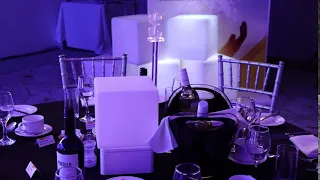 LED Cube Table Centre