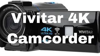 Unboxing The Vivitar 4K Camcorder! 🤯