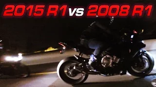 2015 Yamaha R1 vs 2008 Yamaha R1