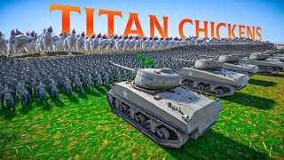 GERMAN ARMY vs 1000 GIANT CHICKENS | Ultimate Epic Battle Simulator 2 | UEBS 2