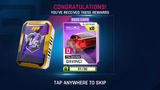 Asphalt 9, Unlocking Italdesign DAVINCI, My 129th Car