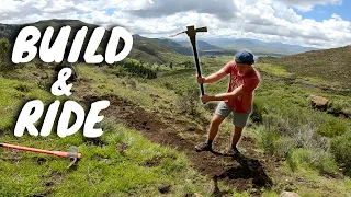 SATISFYING TRAIL BUILDING TIMELAPSE! Plus test ride!