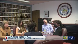 National Intern Day, Mayor Goh meets with student interns