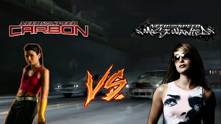 Nfs carbon gameplay 2 jewels glitch + Angie vs Jewels race
