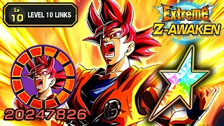 100% EZA INT LR SUPER SAIYAN GOD GOKU LEVEL 10 LINKS SHOWCASE! Dragon Ball Z Dokkan Battle