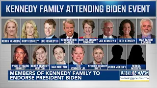 Biden scores endorsements from Kennedy family, looking to shore up support against Trump and RFK Jr.